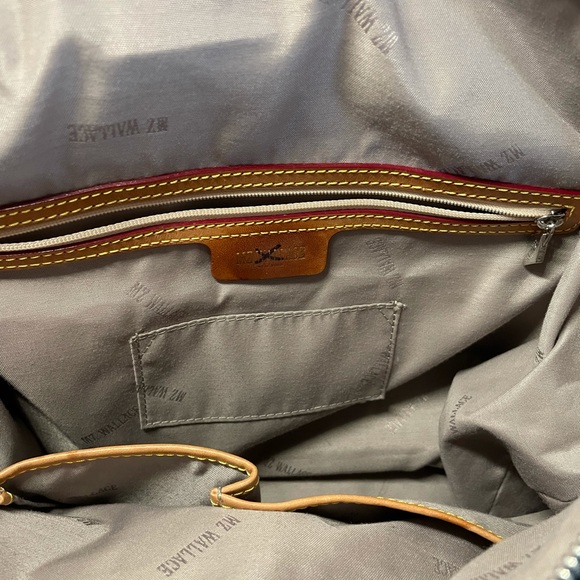 MZ Wallace Chelsea Navy Blue Tote EUC  with Silver Hardware. Beautiful/Multi-Use - Picture 12 of 14